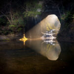 Enchanting Nomizo Waterfall and Cave in Chiba, Japan: A breathtaking natural wonder.